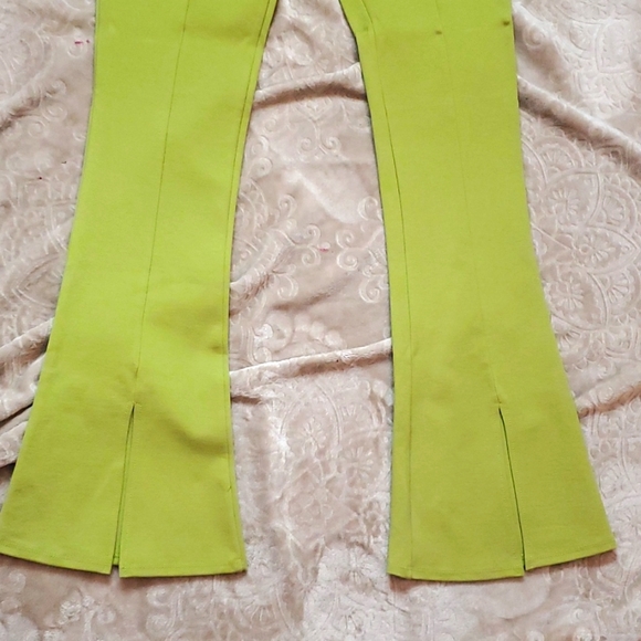 Fashion Nova Above Average Skinny Pant 33- Chartreuse - Picture 5 of 8